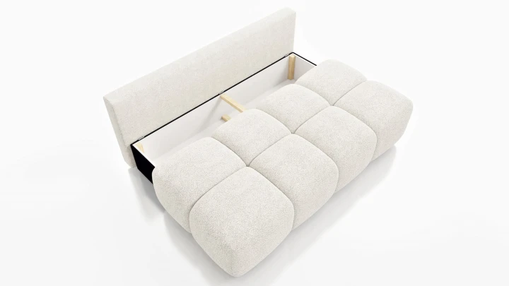 KANAPA HONEY MINI DO SALONU  ROZKŁADANA Z FUNKCJA SPANIA I POJEMNIKIEM NA POŚCIEL Tkanina Centaur Bounce - BARANEK  PLAMOODPORNA (Kopia)