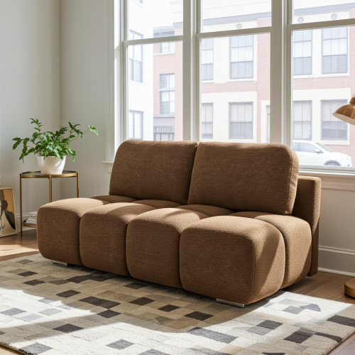 KANAPA HONEY MINI DO SALONU  ROZKŁADANA Z FUNKCJA SPANIA I POJEMNIKIEM NA POŚCIEL Tkanina Centaur Bounce - BARANEK  PLAMOODPORNA