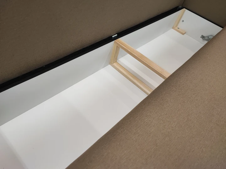 KANAPA ROZKŁADANA FUNKCJA SPANIA SOFA Z POJEMNIKIEM SCANDIK BONELL 210 CM