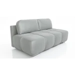 Szara  sofa  do salonu z funkcją spania HONEY MINI 
