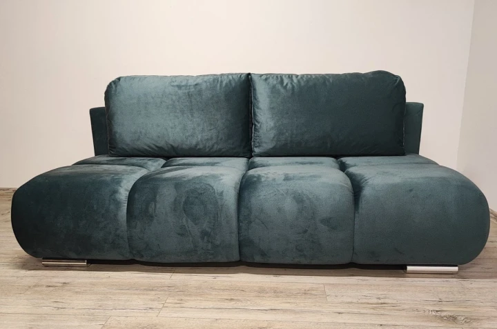 KANAPA ROZKŁADANA Z FUNKCJĄ SPANIA HONEY 195 CM POJEMNIK WELUR SPRĘŻYNY