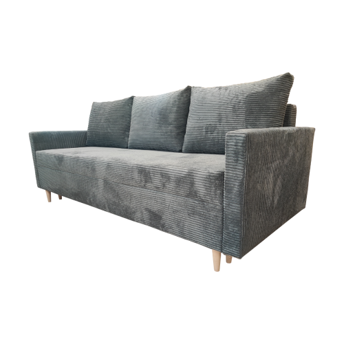 Kanapa rozkładana do salonu Scandik 3 Bonell Sztruks POSO 60