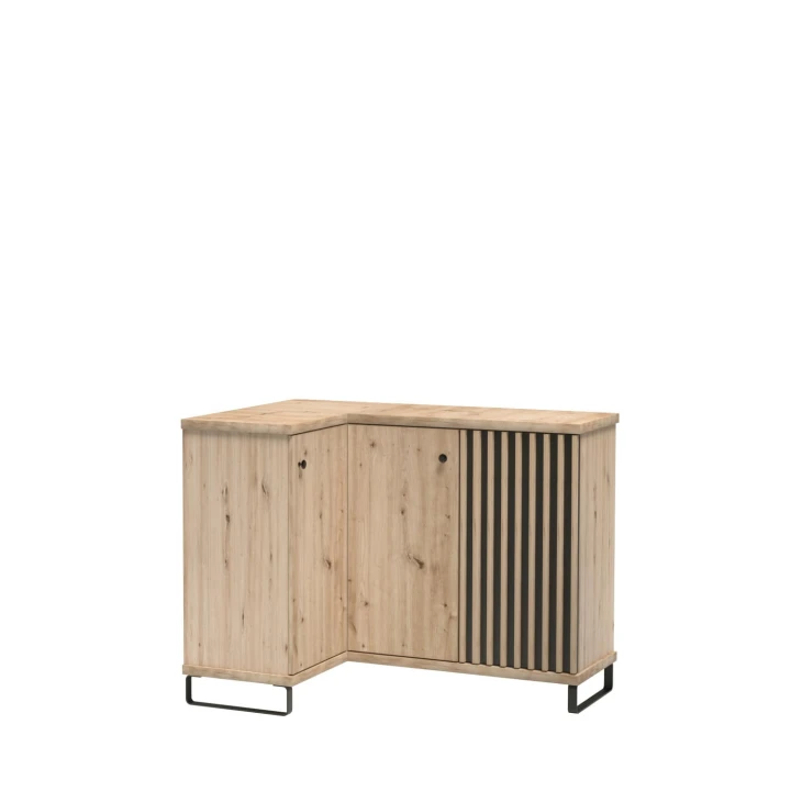 KOMODA NAROŻNA ARTISAN LOFT LAMELE NOGI