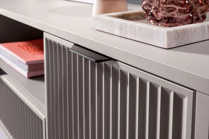 ŁAWA STOLIK DO SALONU 90x58 CM SZUFLADA CASHMERE/INDIGO