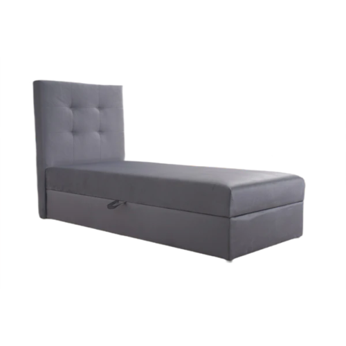 Na zdjęciu przedstawiono ŁÓŻKO KONTYNENTALNE DREAM 90x200 MATERAC BONELL MONOLITH 84