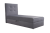 Na zdjęciu przedstawiono ŁÓŻKO KONTYNENTALNE DREAM 90x200 MATERAC BONELL MONOLITH 84