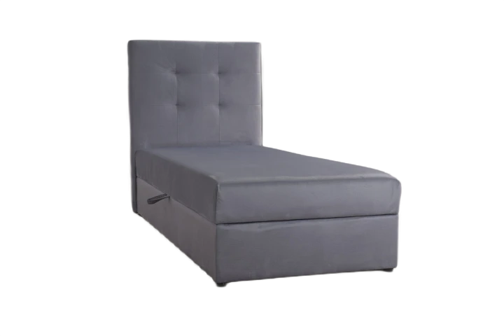Na zdjęciu przedstawiono ŁÓŻKO KONTYNENTALNE DREAM 90x200 MATERAC BONELL MONOLITH 84