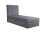 Na zdjęciu przedstawiono ŁÓŻKO KONTYNENTALNE DREAM 90x200 MATERAC BONELL MONOLITH 84