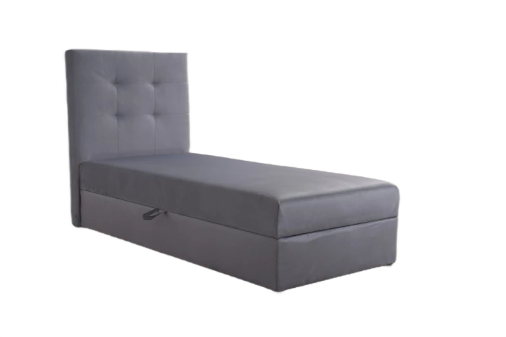 Na zdjęciu przedstawiono ŁÓŻKO KONTYNENTALNE DREAM 90x200 MATERAC BONELL MONOLITH 84