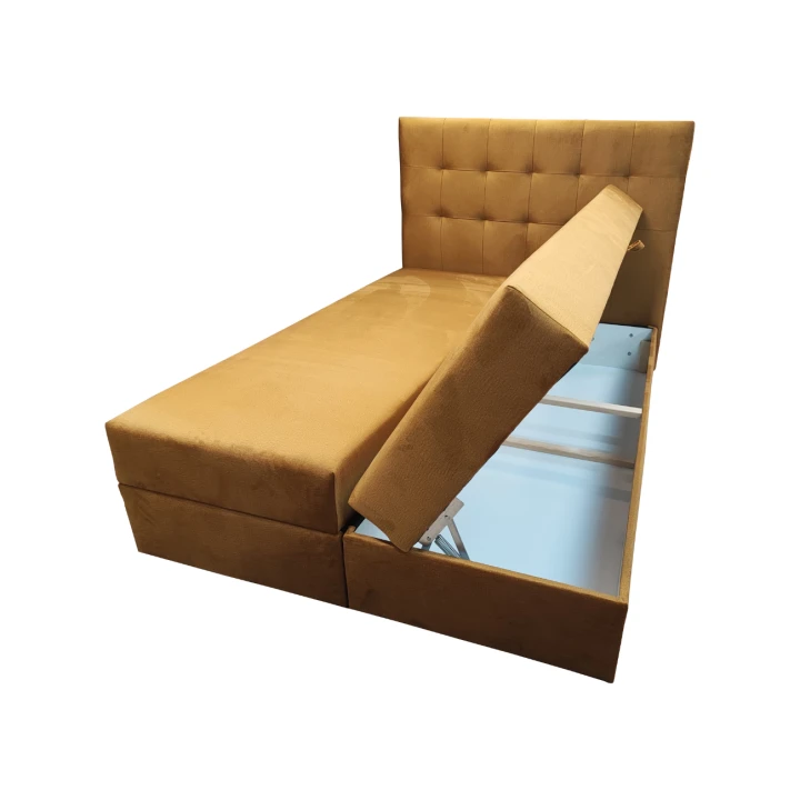 Łóżko podwójne tapicerowane Dream 160x200 kontynentalne materac 2x pojemnik DARMOWA DOSTAWA