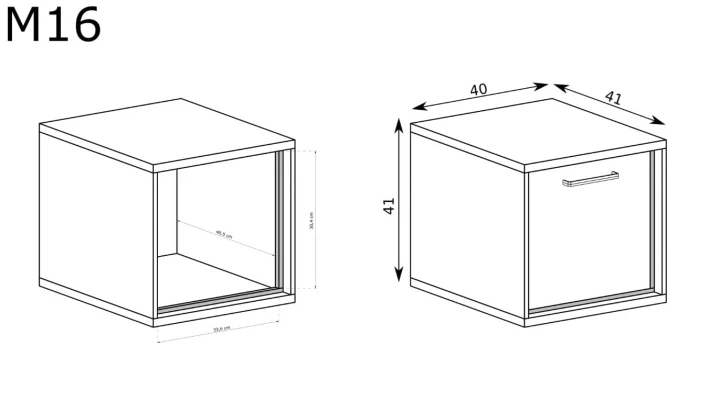 MAŁY STOLIK NOCNY ITALIA CICHY DOMYK NOGI