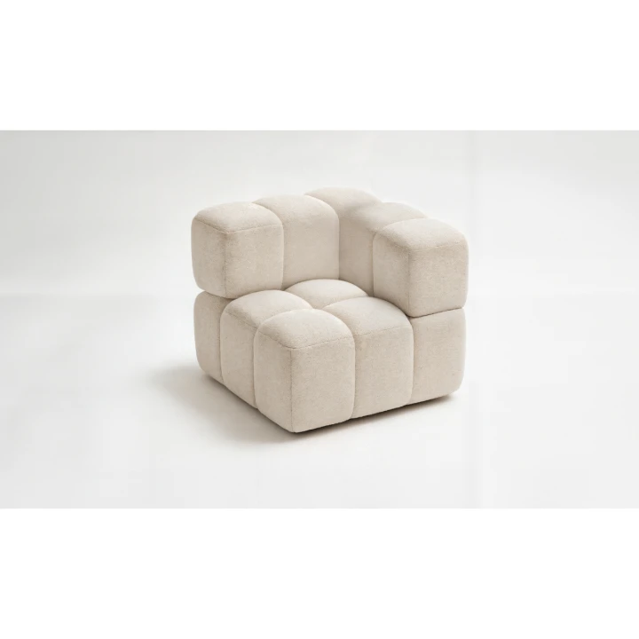 MIĘKKI FOTEL NAROŻNY DO SALONU CLIXI ELEMENT KANAPY NAROŻNIKA MODUŁOWEGO