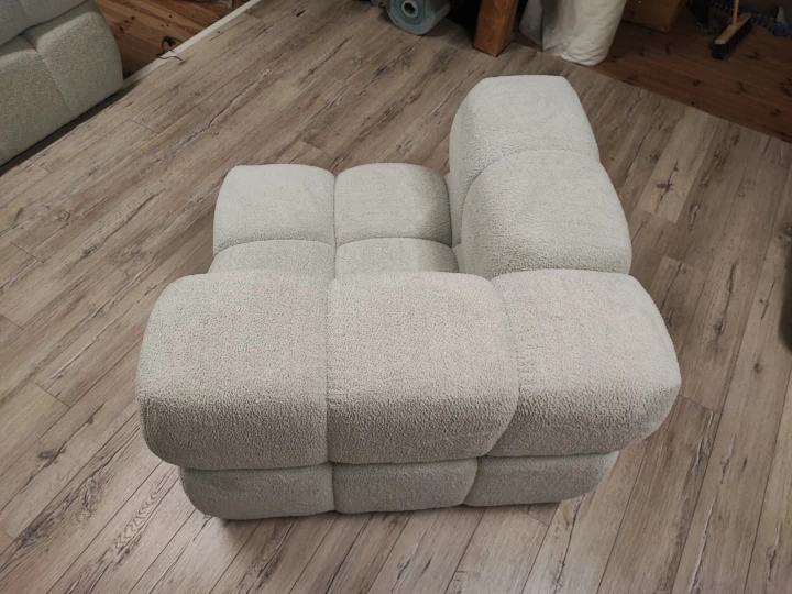 MIĘKKI FOTEL NAROŻNY DO SALONU CLIXI ELEMENT KANAPY NAROŻNIKA MODUŁOWEGO