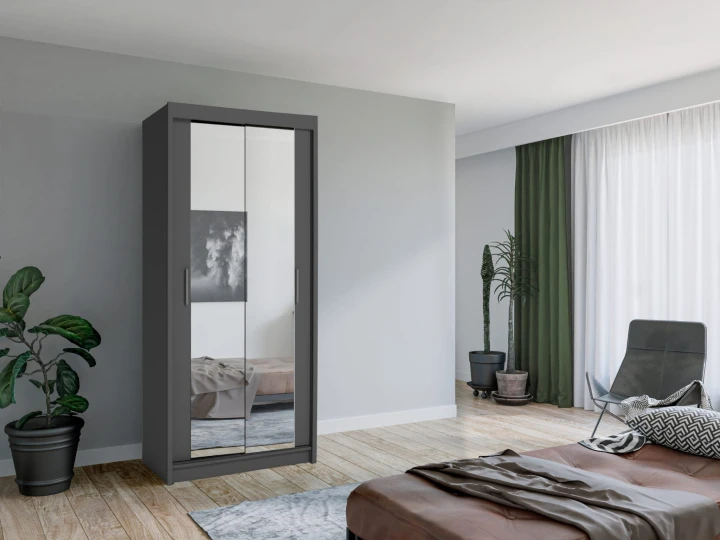 Szafa przesuwna z lustrem mini Chanti 90 cm