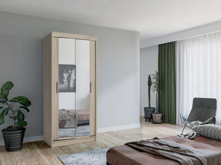 Szafa przesuwna z lustrem mini Chanti 90 cm