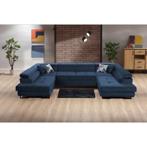 NAROŻNIK DO SALONU 3,5M WEST 2 POJEMNIKI FUNKCJA SPANIA