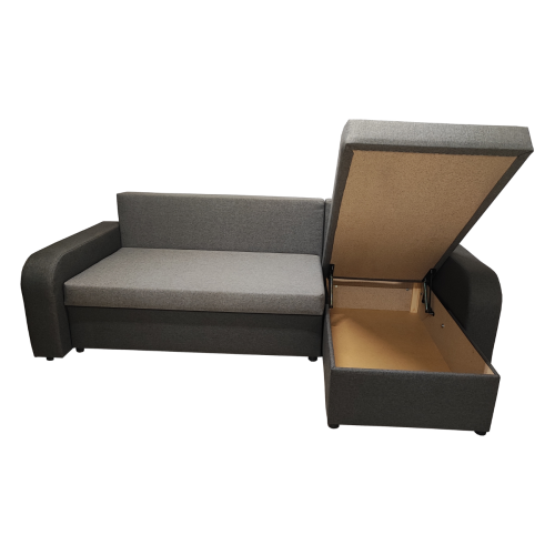 Narożnik Leon – nowoczesny, rozkładany z funkcją spania i pojemnikiem