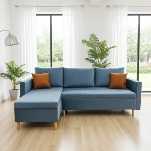 NAROŻNIK ROZKŁADANY PLAMOODPORNY SCANDIK DELUXE