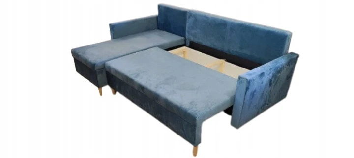 NAROŻNIK ROZKŁADANY PLAMOODPORNY SCANDIK DELUXE