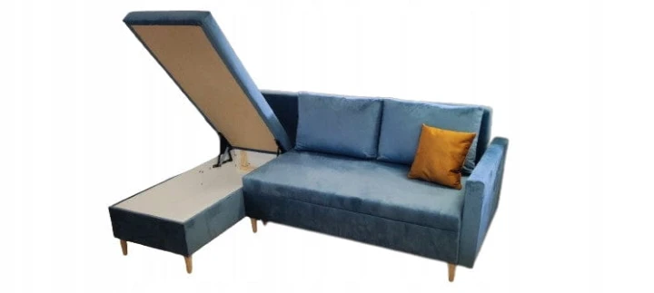 NAROŻNIK ROZKŁADANY PLAMOODPORNY SCANDIK DELUXE