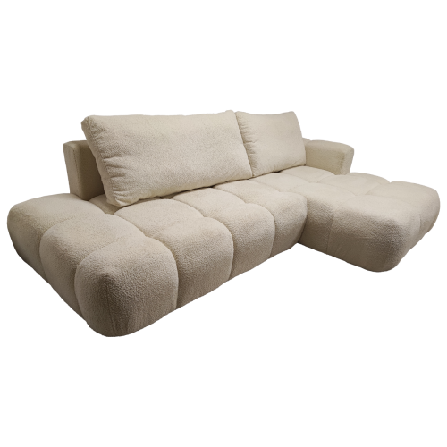 NAROŻNIK ROZKŁADANY ROGÓWKA FUNKCJA SPANIA SOFFI BUCKLE SPREŻYNY