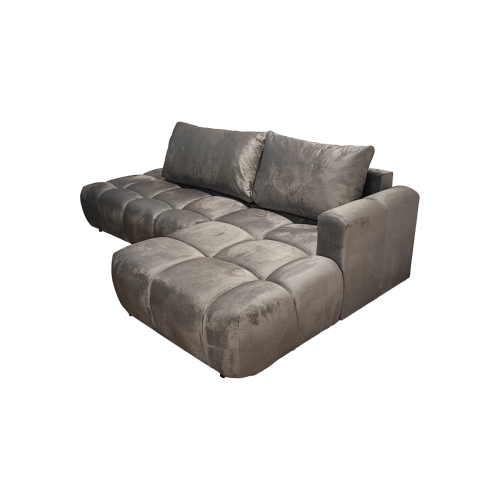 NAROŻNIK ROZKŁADANY ROGÓWKA Z FUNKCJĄ SPANIA SOFII SPRĘŻYNY POJEMNIK PRAWY