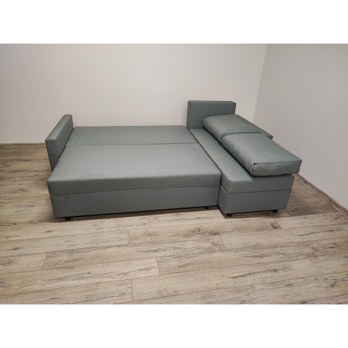 NAROŻNIK ROZKŁADANY Z FUNKCJĄ SPANIA ORAZ DWOMA POJEMNIKAMI OSLO DO OBUSTRONNEGO MONTAŻU