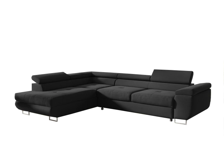 NAROŻNIK ROZKŁADANY Z FUNKCJĄ SPANIA RUCHOME ZAGŁÓWKI WILD TONNY