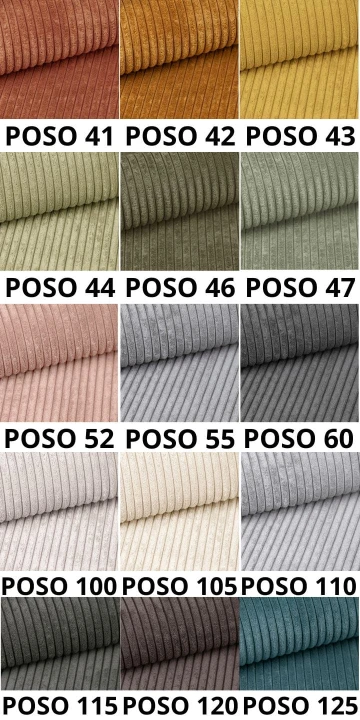 NAROŻNIK ROZKŁADANY Z FUNKCJĄ SPANIA RUCHOME ZAGŁÓWKI WILD TONNY