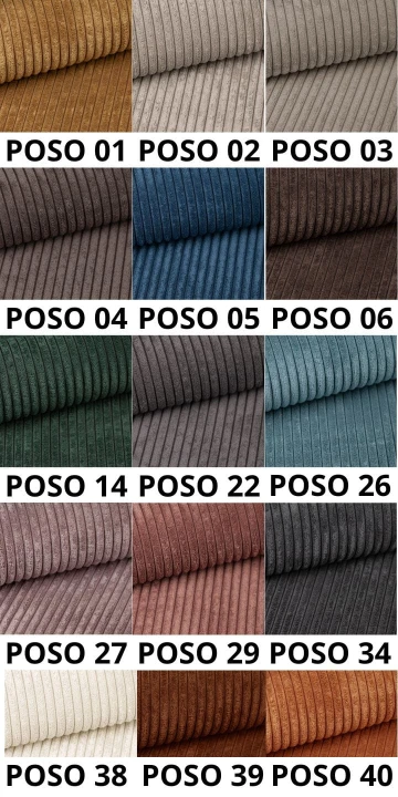 NAROŻNIK ROZKŁADANY Z FUNKCJĄ SPANIA RUCHOME ZAGŁÓWKI WILD TONNY