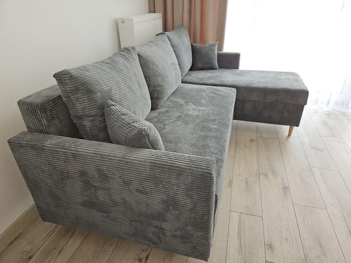 Narożnik z funkcja spania IVAR 1x POJEMNIK NA POŚCIEL PROMOCJA 3 KOLORY SZTRUKS