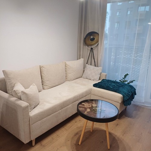 NAROŻNIK Z FUNKCJĄ SPANIA SPRĘŻYNY BONELL SCANDIK SZTRUKS