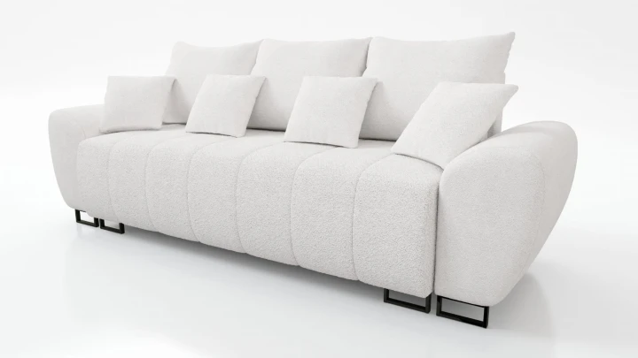 NOWOCZESNA KANAPA ROZKŁADANA SOFA DO SALONU FUNKCJA SPANIA  POJEMNIK RAGNAR 3