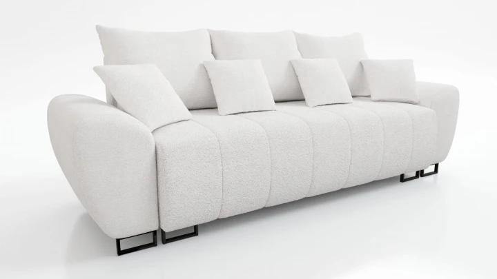 NOWOCZESNA KANAPA ROZKŁADANA SOFA DO SALONU FUNKCJA SPANIA  POJEMNIK RAGNAR 3