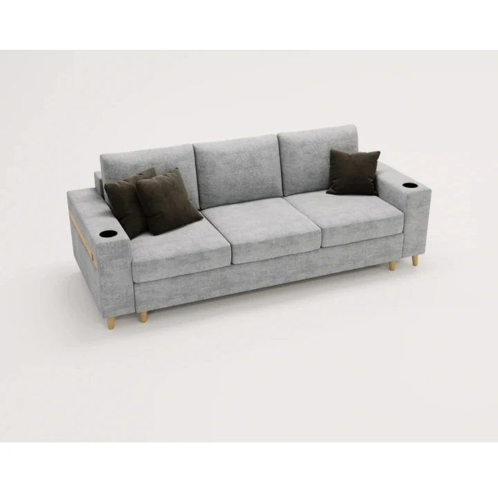 NOWOCZESNA KANAPA SOFA ROZKŁADANA Z FUNKCJĄ SPANIA CAPITOL USB