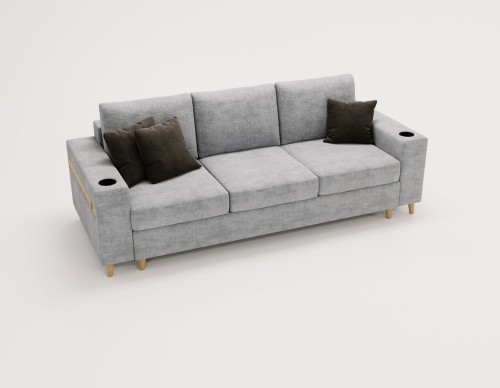 NOWOCZESNA KANAPA SOFA ROZKŁADANA Z FUNKCJĄ SPANIA CAPITOL USB