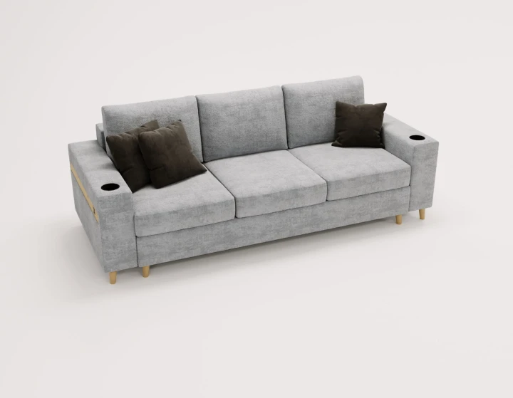 NOWOCZESNA KANAPA SOFA ROZKŁADANA Z FUNKCJĄ SPANIA CAPITOL USB