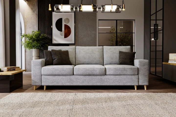NOWOCZESNA KANAPA SOFA ROZKŁADANA Z FUNKCJĄ SPANIA CAPITOL USB