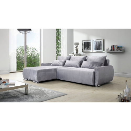 NOWOCZESNY BEŻOWY NAROŻNIK ROGÓWKA Z FUNKCJĄ SPANIA KODA L PROMOCJA DARMOWA DOSTAWA !