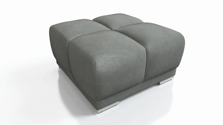 NOWOCZESNY NAROŻNIK KANAPA ROZKŁADANA ROGÓWKA FUNKCJA SPANIA HONEY + PUFA