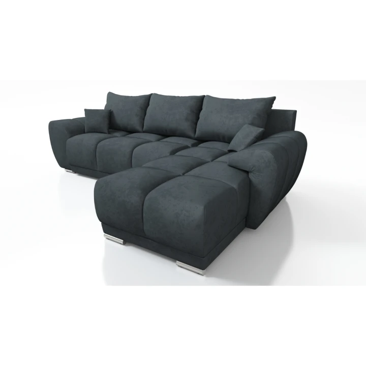 NOWOCZESNY NAROŻNIK ROZKŁADANY KANAPA DO SALONU FUNKCJA SPANIA HONEY L