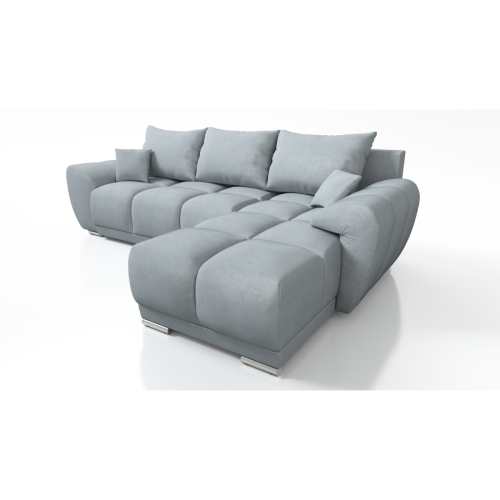 NOWOCZESNY NAROŻNIK ROZKŁADANY KANAPA Z FUNKCJĄ SPANIA HONEY L MO-85