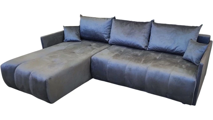 NOWOCZESNY PIKOWANY NAROŻNIK ROZKŁADANY Z FUNKCJĄ SPANIA DO SALONU BUENOS