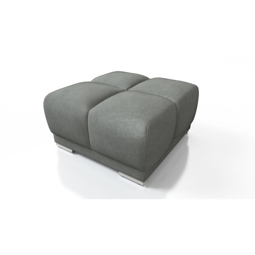 NOWOCZESNY PIKOWANY PUF TAPICEROWANY DO SALONU HONEY DUŻA PUFA SPRĘŻYNY