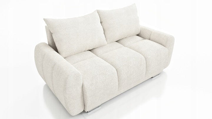 NOWOCZESNY ZESTAW DO SALONU PIKOWANA KANAPA ROZKŁADANA + SOFA HONEY BOUCKLE HONEY 3 + HONEY 2