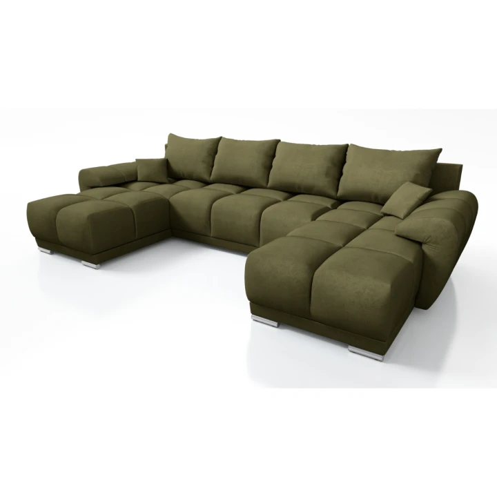 OLIWKOWY DUŻY NAROŻNIK ROZKŁADANY DO SALONU ROGÓWKA FUNKCJA SPANIA HONEY U