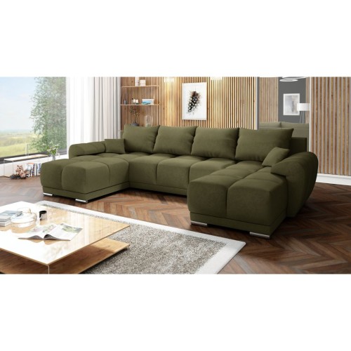 OLIWKOWY DUŻY NAROŻNIK ROZKŁADANY DO SALONU ROGÓWKA FUNKCJA SPANIA HONEY U