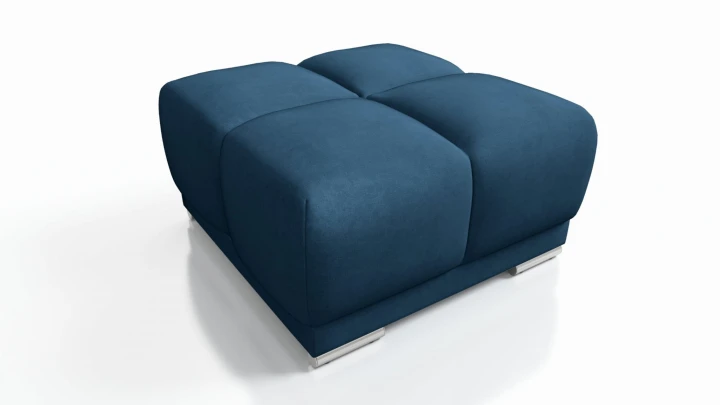 PIKOWANY NAROŻNIK DO SALONU ROZKŁADANY FUNKCJA SPANIA HONEY L + DUŻA PUFA