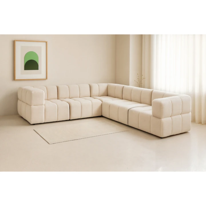 PIKOWANY NAROŻNIK MODUŁOWY 280x285 cm ROGÓWKA DO SALONU CLIXI PODŁOKIETNIKI