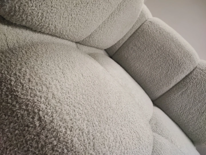 Na zdjęciu przedstawiono PIKOWANY NAROŻNIK MODUŁOWY DO SALONU ROGÓWKA CLIXI 280 CM SPRĘŻYNY BOUCKLE